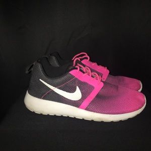 Pink and black Nike’s